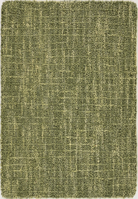 Handmade Loop Pile Wool Rug - Contemporary Textured Design