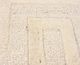 Geometric Wool Rug – Hand-Tufted, Modern Maze Design, Soft & Durable