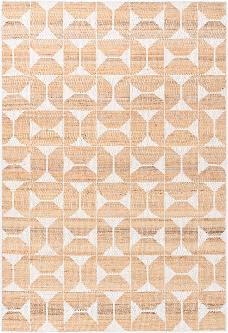 Handwoven Jute Rug with Cotton Base