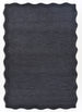 Scalloped Wool Rug – Hand-Tufted, Thick & Soft, Wavy Edge with Cotton Backing