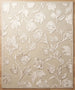 Hand Tufted Floral Wool Area Rug, Raised Botanical Carved Design