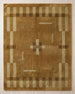 Hand Tufted Wool Rug, Modern Abstract Geometric Border Design