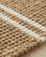 Handwoven Durrie Jute Area Rug