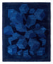 Hand-Tufted Wool Area Rug, 3D Cube Design