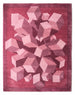 Hand-Tufted Wool Area Rug, 3D Cube Design