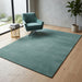 Solid Hand Tufted Wool Area Rug, Soft Plush Carpet