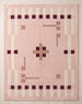 Hand Tufted Wool Rug, Modern Abstract Geometric Border Design