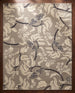 Hand Tufted Wool Rug, Floral Butterfly Botanical Pattern