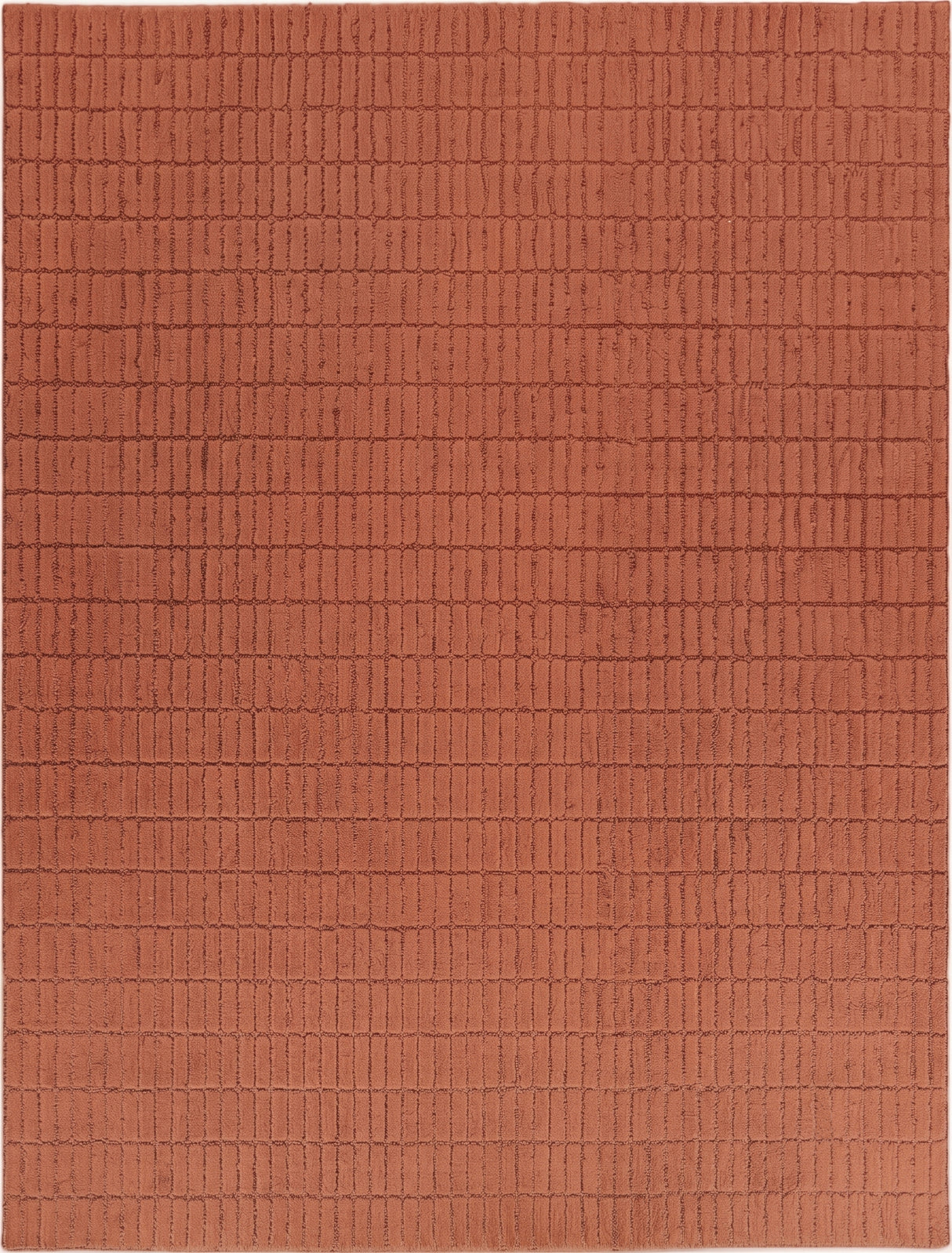 Hand-Tufted 100% Wool Rug – Unique Modern Geometric Grid Pattern