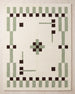 Hand Tufted Wool Rug, Modern Abstract Geometric Border Design