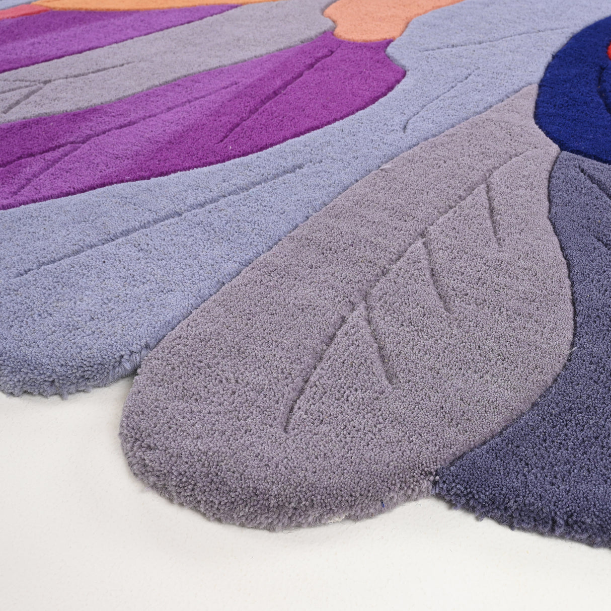 Handmade Irregular Shape Wool Rug