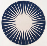 Modern Round Area Rug – Hand-Tufted with 100% New Zealand Wool