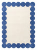 Hand-Tufted Scalloped Wool Area Rug | Modern Irregular Shape with Soft Plush Pile