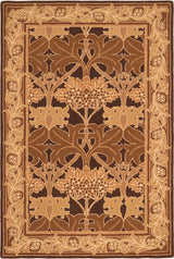 Handmade W Morris Traditional Oriental 100% Wool Area Rug