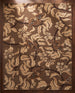 Hand Tufted Wool Rug, Floral Butterfly Botanical Pattern