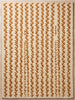 Hand-Tufted Wool Area Rug, Botanical Vine Pattern, Soft Thick Wool Carpet