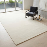 Solid Hand Tufted Wool Area Rug, Soft Plush Carpet