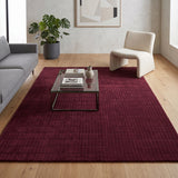 Hand-Tufted 100% Wool Rug – Unique Modern Geometric Grid Pattern