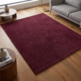 Hand-Tufted 100% Wool Rug – Unique Modern Geometric Grid Pattern