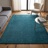 Hand-Tufted 100% Wool Rug – Unique Modern Geometric Grid Pattern