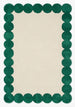 Hand-Tufted Scalloped Wool Area Rug | Modern Irregular Shape with Soft Plush Pile