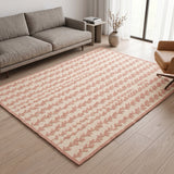 Hand-Tufted Wool Area Rug, Botanical Vine Pattern, Soft Thick Wool Carpet