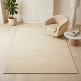 Solid Hand Tufted Wool Area Rug, Soft Plush Carpet