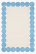 Hand-Tufted Scalloped Wool Area Rug | Modern Irregular Shape with Soft Plush Pile