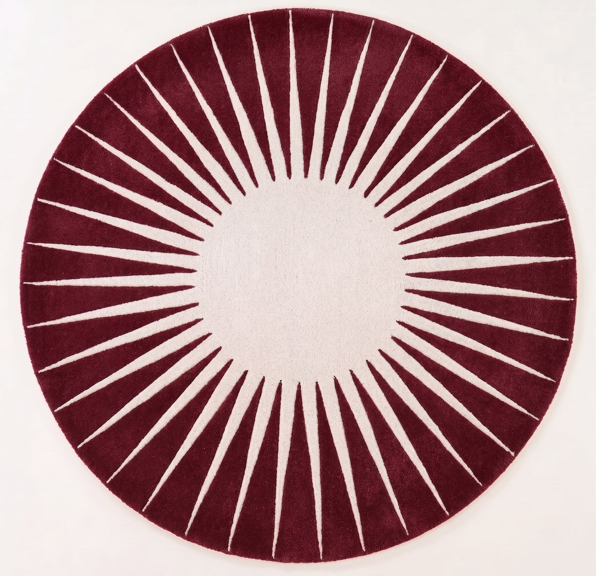 Modern Round Area Rug – Hand-Tufted with 100% New Zealand Wool