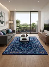 Hand-Tufted Adeline Wool Rug with Traditional Floral Tulip Design
