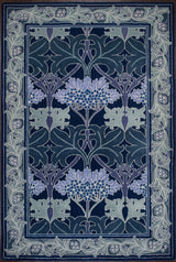 Handmade W Morris Traditional Oriental 100% Wool Area Rug