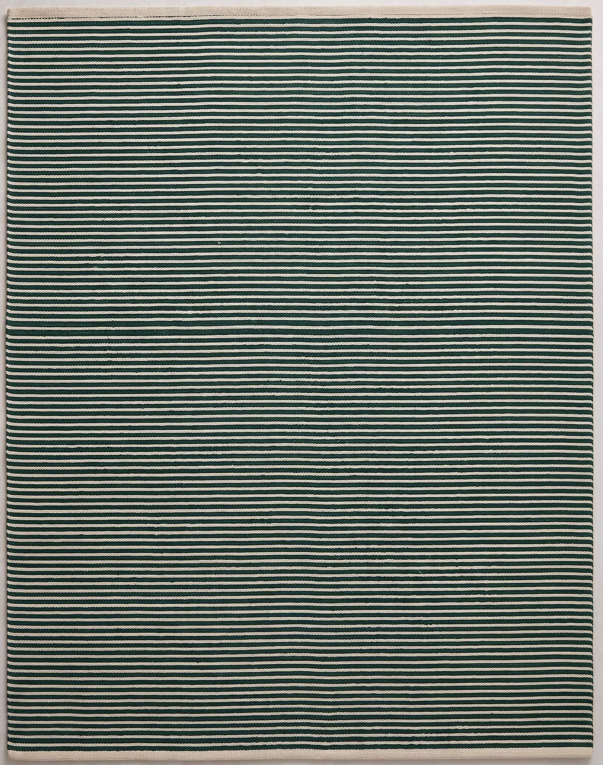 Modern Hand Tufted Wool Rug, Thin Striped Pattern, Soft Wool Carpet