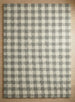Handmade Checkered Area Rug, 100% New Zealand Wool
