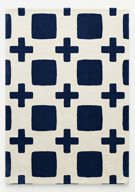 Modern Collection Hand-Tufted Wool Rug, Soft Plush Handmade Carpet