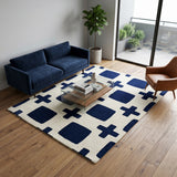 Modern Collection Hand-Tufted Wool Rug, Soft Plush Handmade Carpet