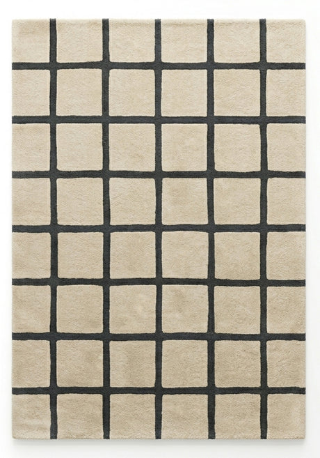 Modern Collection Hand-Tufted Wool Rug, Soft Plush Handmade Carpet