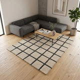 Modern Collection Hand-Tufted Wool Rug, Soft Plush Handmade Carpet