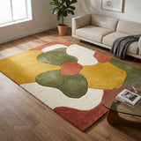 Modern Collection Hand-Tufted Wool Rug, Soft Plush Handmade Carpet