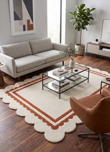 Modern Collection Hand-Tufted Wool Rug, Soft Plush Handmade Carpet
