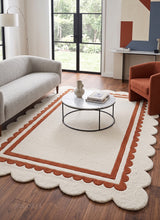 Modern Collection Hand-Tufted Wool Rug, Soft Plush Handmade Carpet