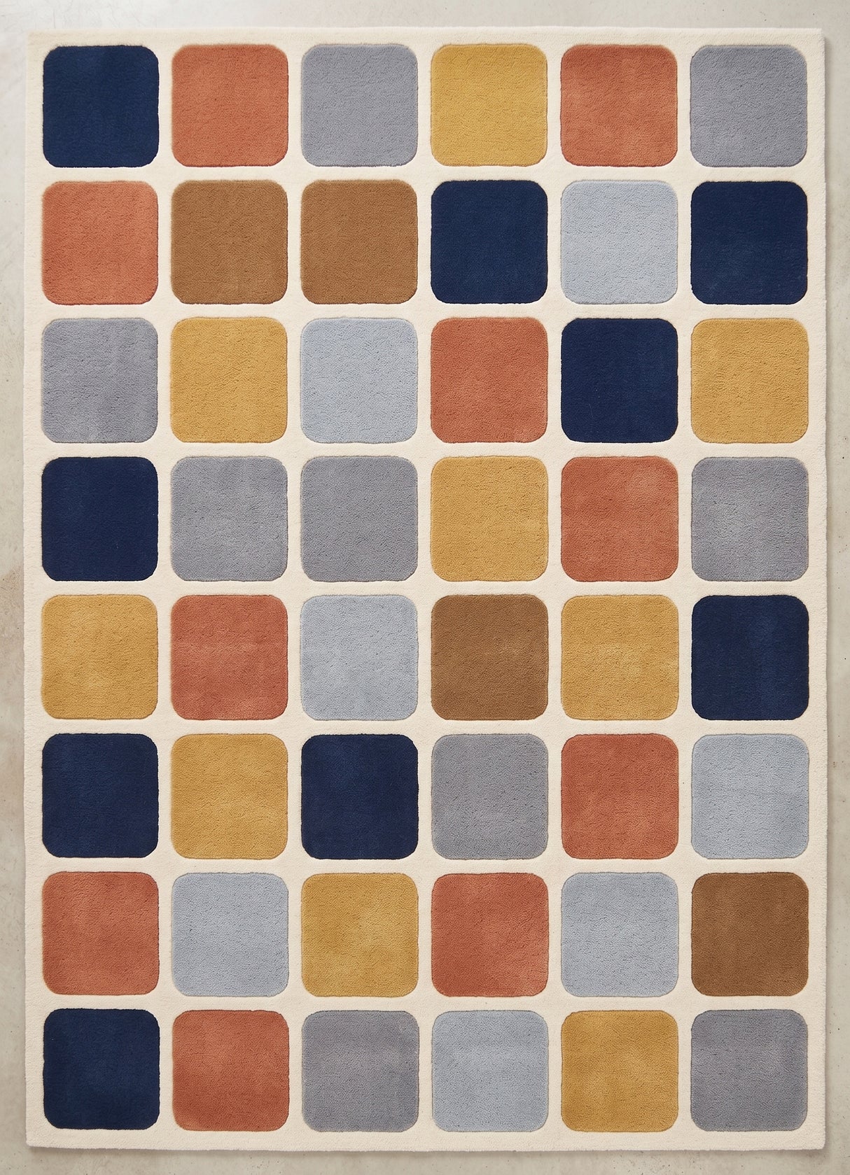 Modern Collection Hand-Tufted Wool Rug, Soft Plush Handmade Carpet