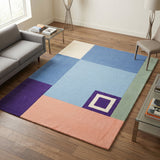 Modern Collection Hand-Tufted Wool Rug, Soft Plush Handmade Carpet