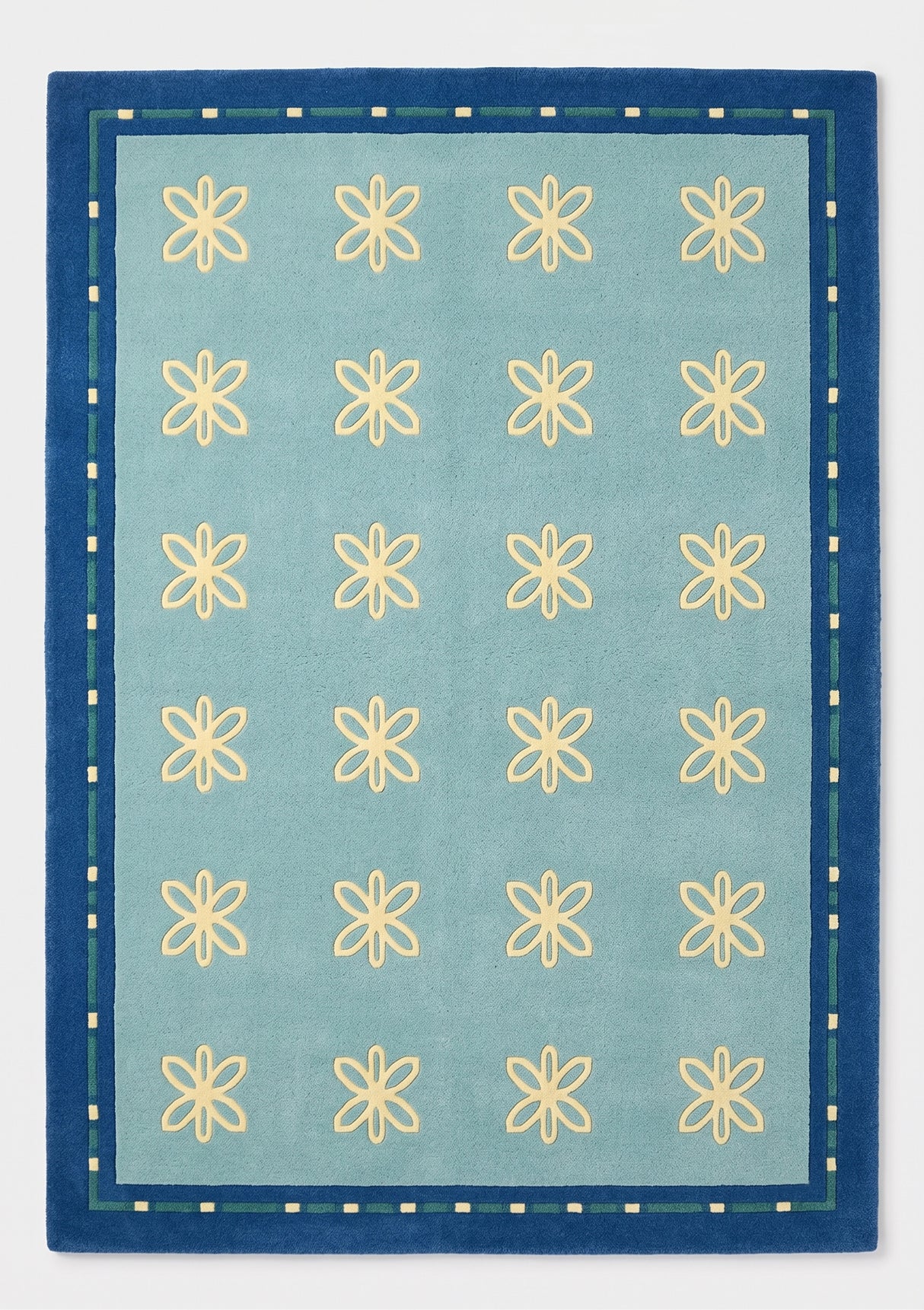 Modern Collection Hand-Tufted Wool Rug, Soft Plush Handmade Carpet