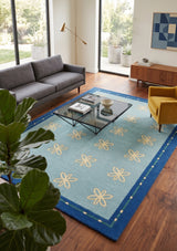Modern Collection Hand-Tufted Wool Rug, Soft Plush Handmade Carpet