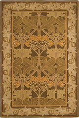 Handmade W Morris Traditional Oriental 100% Wool Area Rug