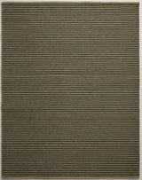 Modern Hand Tufted Wool Rug, Thin Striped Pattern, Soft Wool Carpet