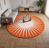 Modern Round Area Rug – Hand-Tufted with 100% New Zealand Wool