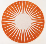 Modern Round Area Rug – Hand-Tufted with 100% New Zealand Wool