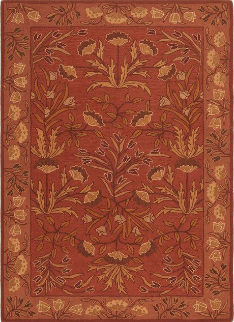 Hand-Tufted Adeline Wool Rug with Traditional Floral Tulip Design