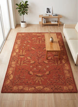 Hand-Tufted Adeline Wool Rug with Traditional Floral Tulip Design